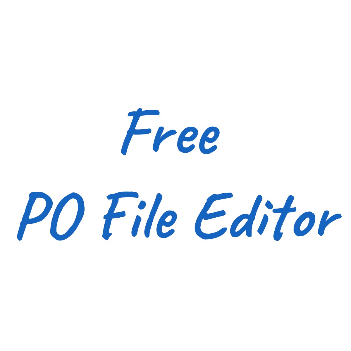 Logo Free PO editor